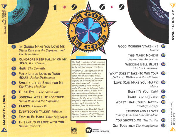AM Gold 1969 *CD* | Mint (M) Mint (M)-Classic Vinyl Record