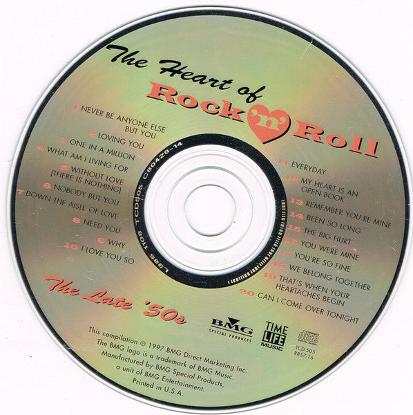 The Heart Of Rock 'N' Roll - The Late 50's *CD* | Mint (M) Mint (M)-Classic Vinyl Record
