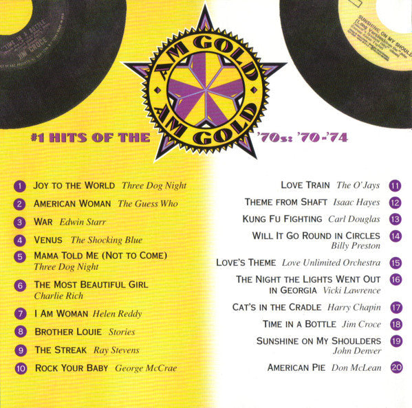 AM Gold - #1 Hits Of The '70s: '70-'74 *CD* | Mint (M) Mint (M)-Classic Vinyl Record