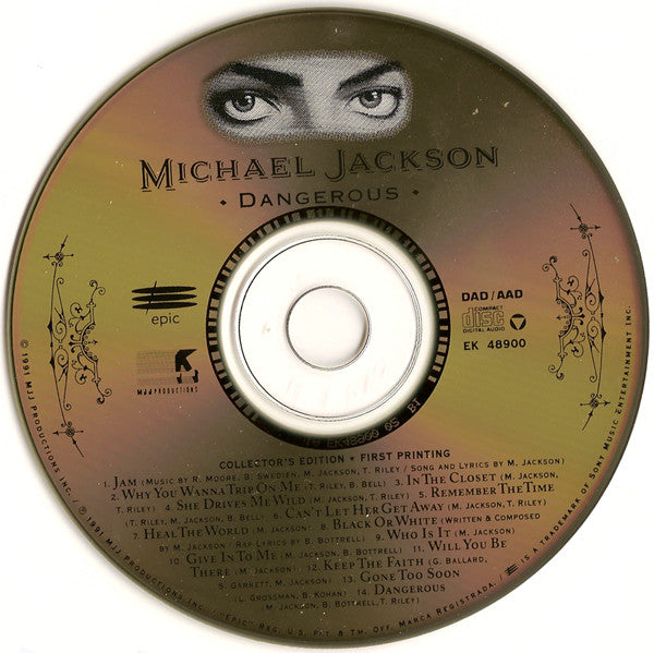 Dangerous (10" CD BOX)(Collector's Edition • First Printing) | Mint (M) Mint (M)-Classic Vinyl Record