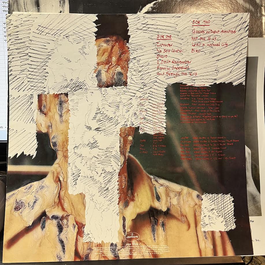 Peter Gabriel (VINYL) | Excellent (EX) Excellent+ (EX+)-Classic Vinyl Record