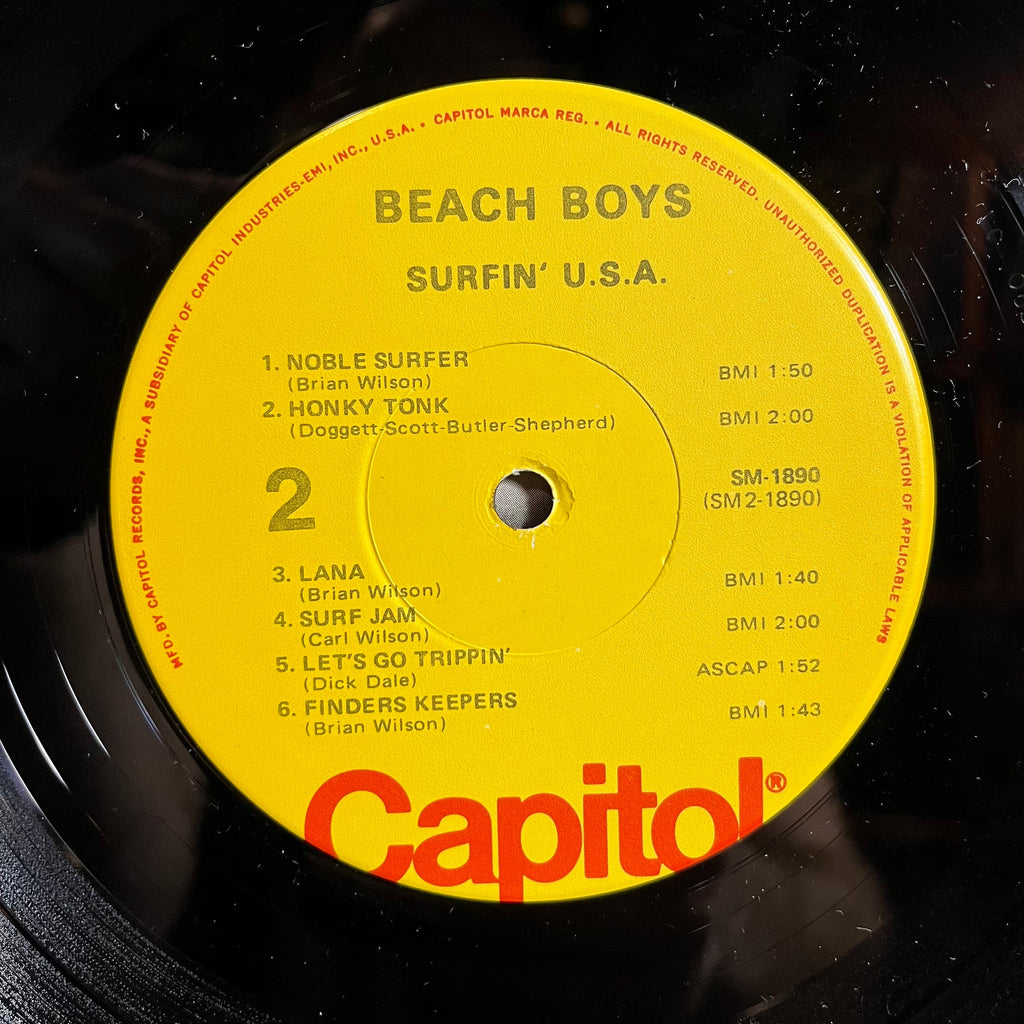 The Beach Boys - Surfin' USA (VINYL) | Near Mint- (NM-) Very Good Plus (VG+)-Classic Vinyl Record