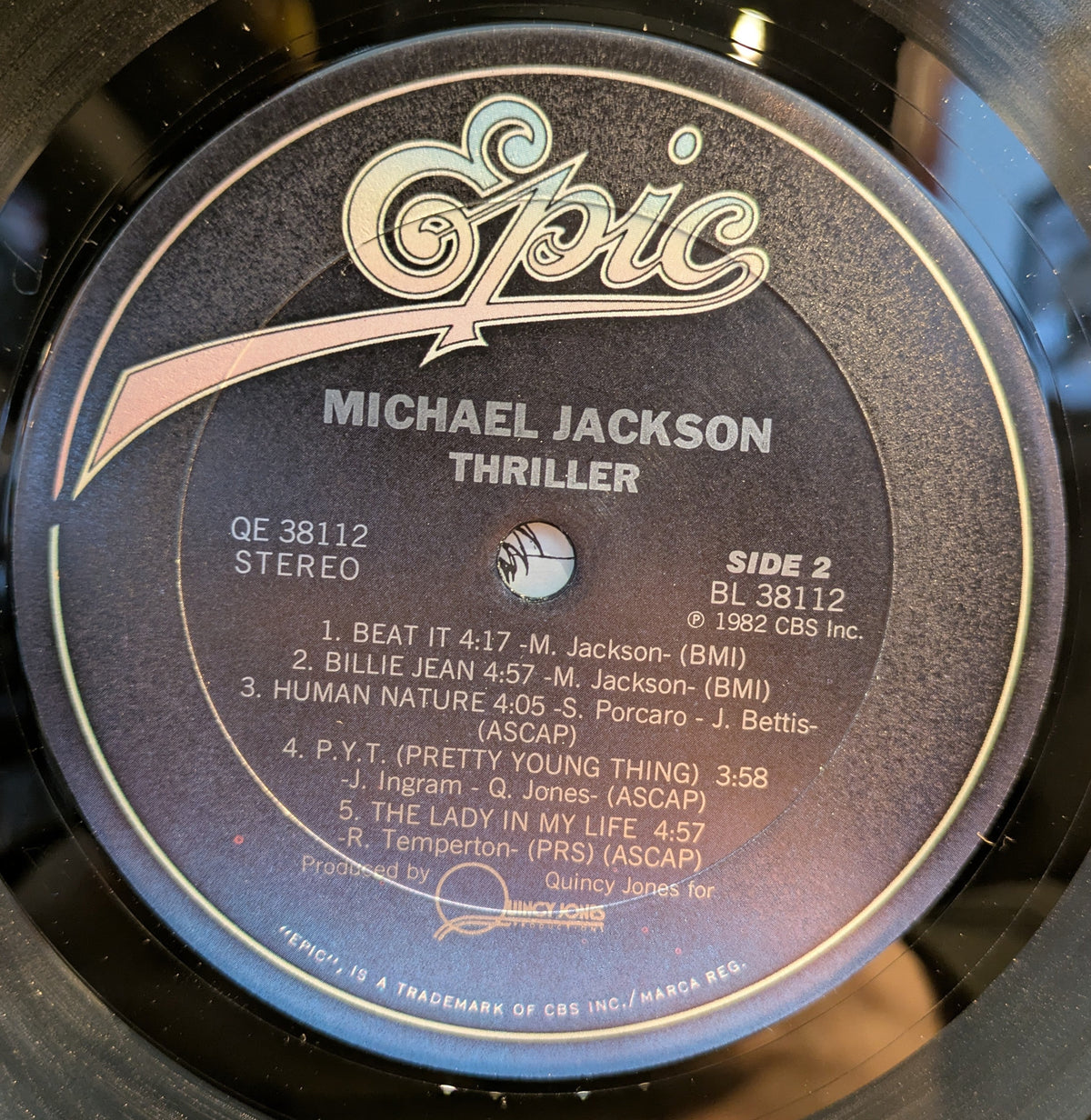 Michael Jackson - Thriller (VINYL) | Near Mint (NM) Near Mint (NM)-Classic Vinyl Record