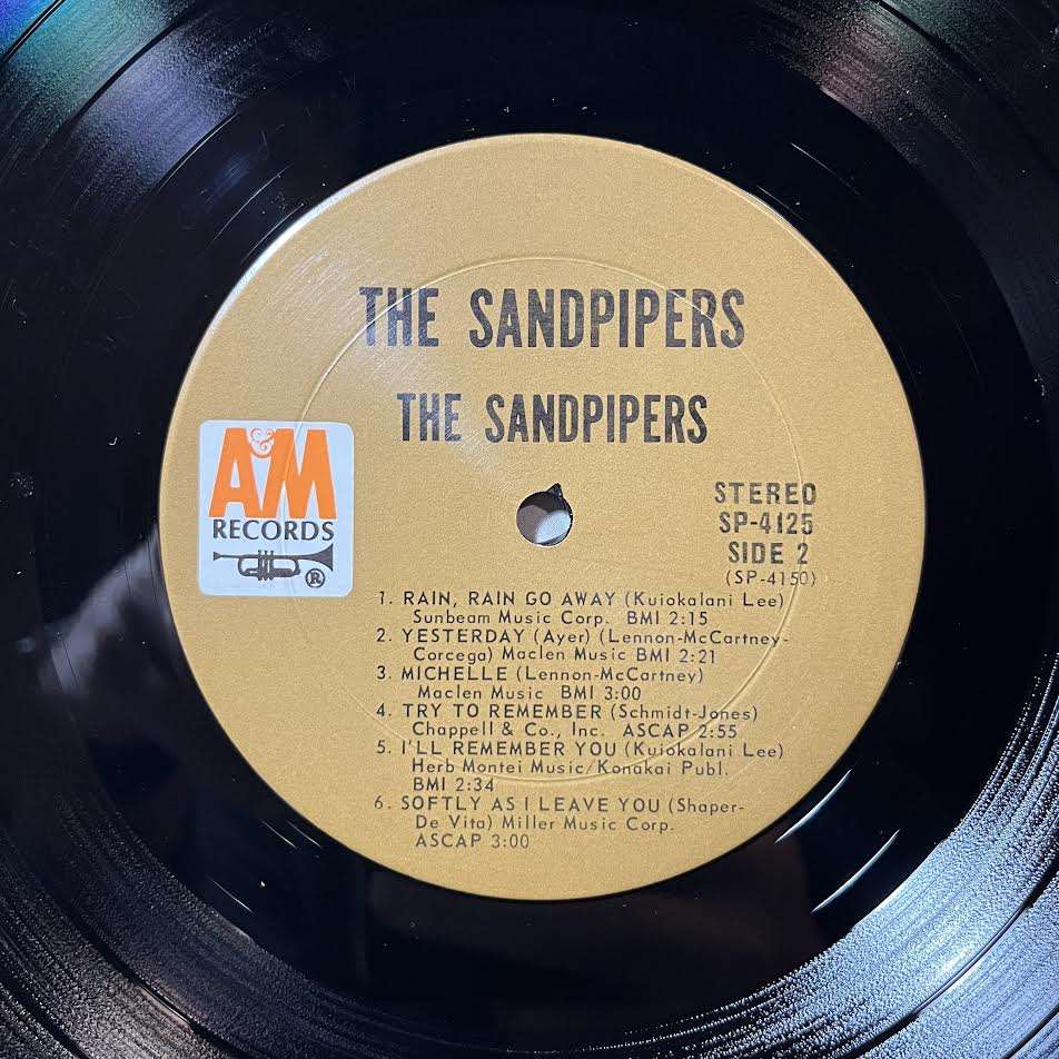 The Sandpipers - The Sandpipers (VINYL) | Near Mint (NM) Near Mint (NM)-Classic Vinyl Record