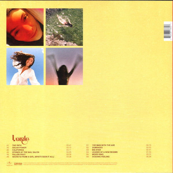 Lorde - Solar Power (VINYL) | Near Mint (NM) Near Mint (NM)-Classic Vinyl Record