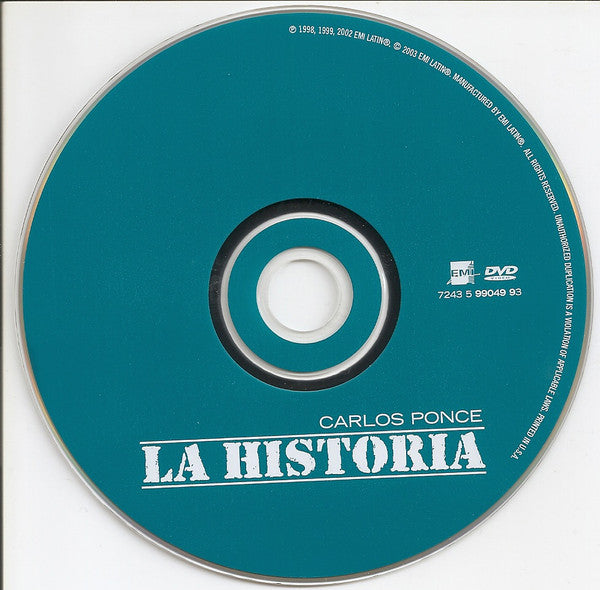 Carlos Ponce - La Historia (CD/DVD) | Near Mint (NM) Near Mint (NM)-Classic Vinyl Record