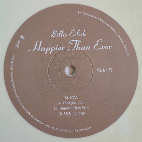 Billie Eilish - Happier Than Ever (2xVINYL) | Near Mint (NM) Near Mint (NM)-Classic Vinyl Record