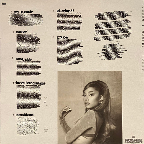 Ariana Grande - Positions (VINYL) | Near Mint (NM) Near Mint (NM)-Classic Vinyl Record