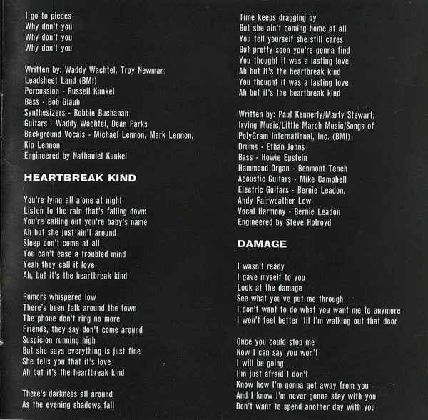 Linda Ronstadt - We Ran (CD) | Near Mint (NM) Near Mint (NM)-Classic Vinyl Record