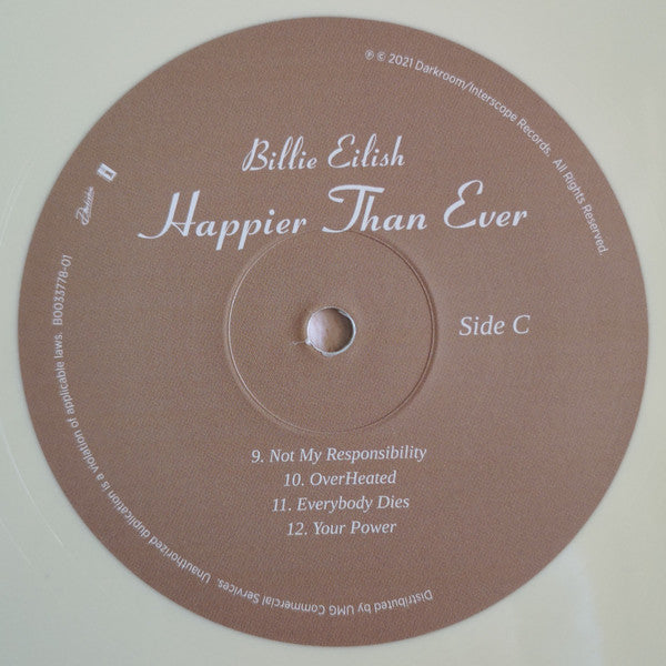 Billie Eilish - Happier Than Ever (2xVINYL) | Near Mint (NM) Near Mint (NM)-Classic Vinyl Record