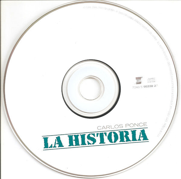 Carlos Ponce - La Historia (CD/DVD) | Near Mint (NM) Near Mint (NM)-Classic Vinyl Record