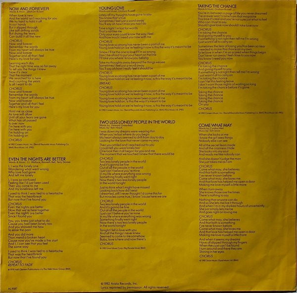 Air Supply - Now And Forever (VINYL) | Near Mint (NM) Very Good Plus (VG+)-Classic Vinyl Record