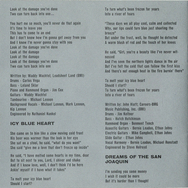 Linda Ronstadt - We Ran (CD) | Near Mint (NM) Near Mint (NM)-Classic Vinyl Record