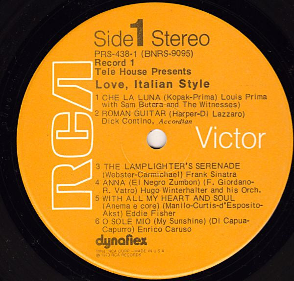 Various - Love, Italian Style | Near Mint (NM) Excellent (EX)-Classic Vinyl Record