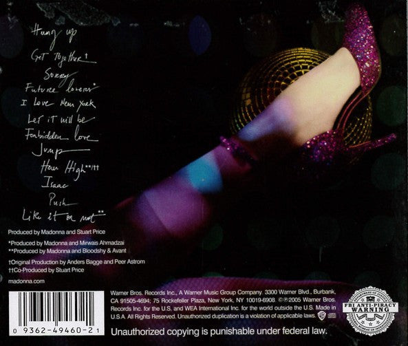 Madonna - Confessions On A Dance Floor (CD) | Near Mint (NM) Near Mint (NM)-Classic Vinyl Record