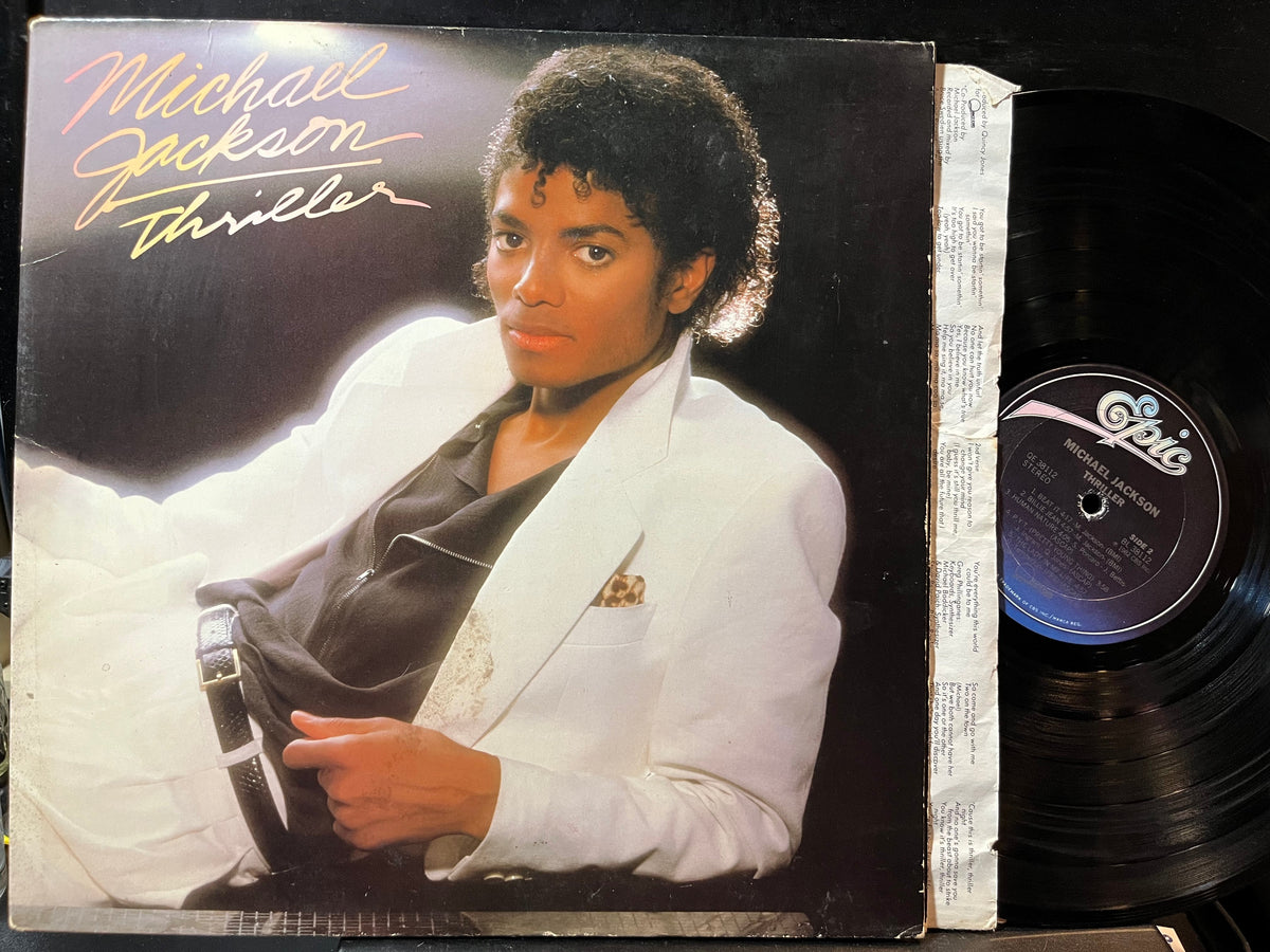 Michael Jackson - Thriller (VINYL LP Epic QE 38112 1982) | USED Very Good Plus (VG+) Very Good Plus (VG+)-Classic Vinyl Record