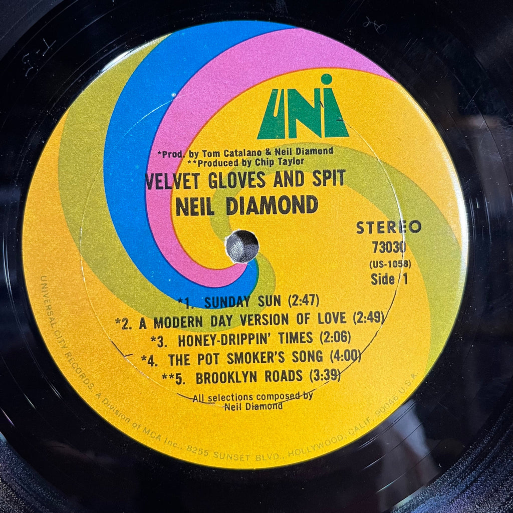 Neil Diamond - Velvet Gloves And Spit *MONARCH* | Very Good Plus (VG+) Excellent (EX)-Classic Vinyl Record