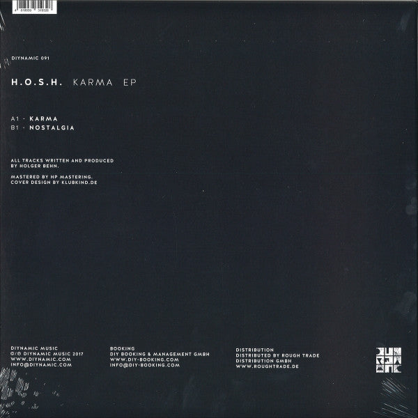 H.O.S.H. - Karma EP | Mint (M) Mint (M)-Classic Vinyl Record