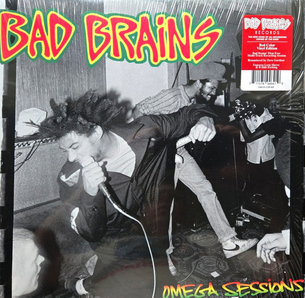 Bad Brains - Omega Sessions (RED VINYL, ETCHED) | Mint (M) Mint (M)-Classic Vinyl Record
