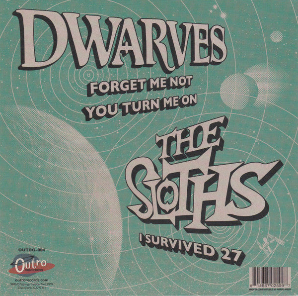 Dwarves Meet The Sloths (7" BLUE VINYL) | Mint (M) Mint (M)-Classic Vinyl Record