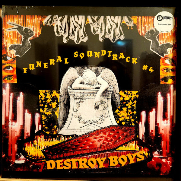 Destroy Boys - Funeral Soundtrack #4 (TRANSPARENT RED VINYL) | Mint (M) Mint (M)-Classic Vinyl Record