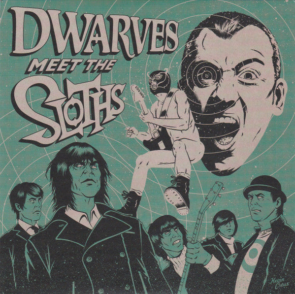 Dwarves Meet The Sloths (7" BLUE VINYL) | Mint (M) Mint (M)-Classic Vinyl Record