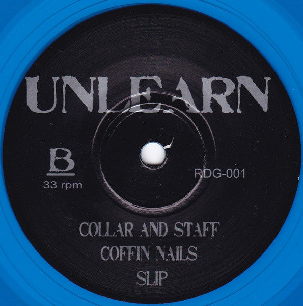 Unlearn (3) - Unlearn (TRANSPARENT BLUE VINYL 7") | Mint (M) Mint (M)-Classic Vinyl Record