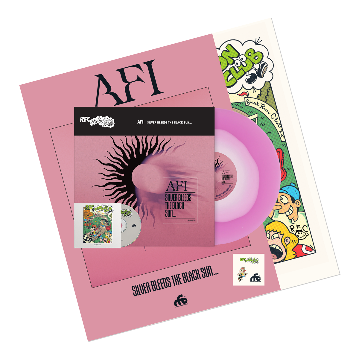 AFI - Silver Bleeds the Black Sun... (WHITE, VIOLET VINYL) | Mint (M) Mint (M)-Classic Vinyl Record