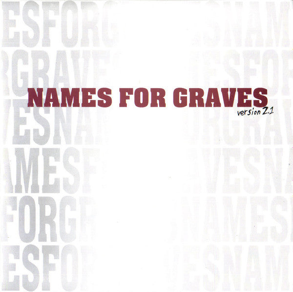 Names For Graves - Version 2.1 (VINYL 7") | Mint (M) Mint (M)-Classic Vinyl Record