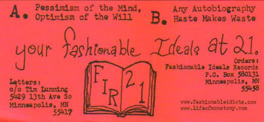 Pessimism Of The Mind, Optimism Of The Will (VINYL 7") | Mint (M) Mint (M)-Classic Vinyl Record