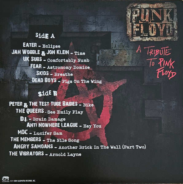 Punk Floyd (A Tribute To Pink Floyd)(COLOR VINYL) | Mint (M) Mint (M)-Classic Vinyl Record