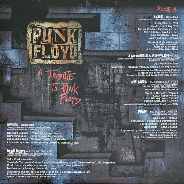 Punk Floyd (A Tribute To Pink Floyd)(COLOR VINYL) | Mint (M) Mint (M)-Classic Vinyl Record