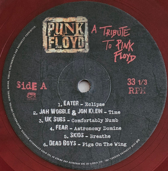 Punk Floyd (A Tribute To Pink Floyd)(COLOR VINYL) | Mint (M) Mint (M)-Classic Vinyl Record