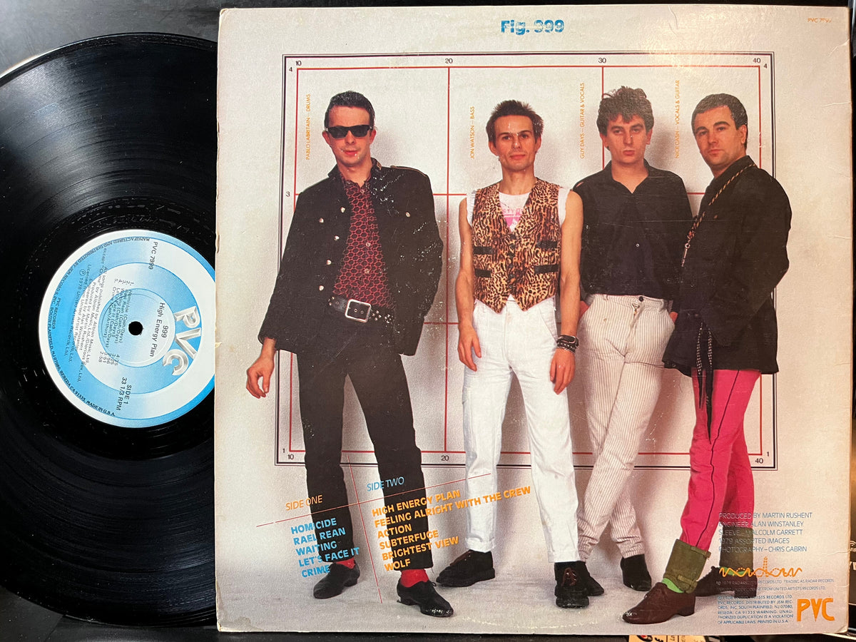 999 - High Energy Plan (VINYL) | Near Mint (NM) Very Good Plus (VG+)-Classic Vinyl Record
