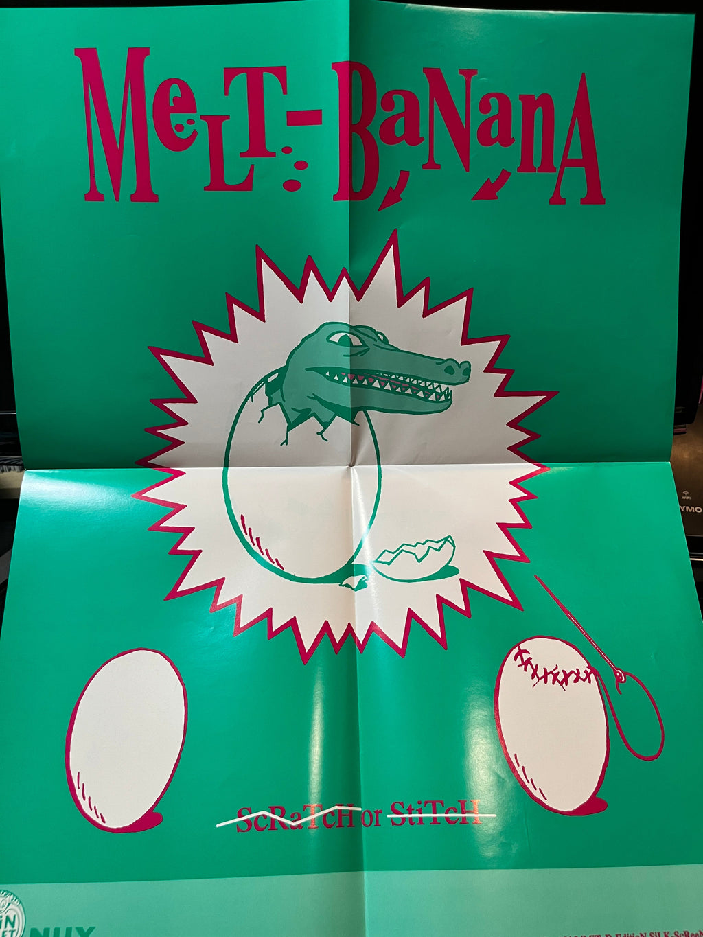 Melt-Banana - Scratch Or Stitch (VINYL LP NUX ORGANIZATION NUX-D14 1996) | USED Near Mint (NM or M-) Near Mint (NM)-Classic Vinyl Record