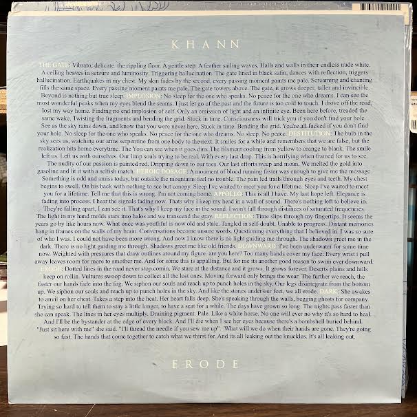 Khann - Erode (RED VINYL) | Near Mint (NM or M-) Mint (M)-Classic Vinyl Record