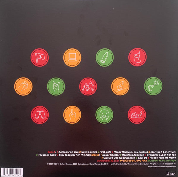 Blink-182 - Take Off Your Pants And Jacket (US, 180g) | Mint (M) Mint (M)-Classic Vinyl Record