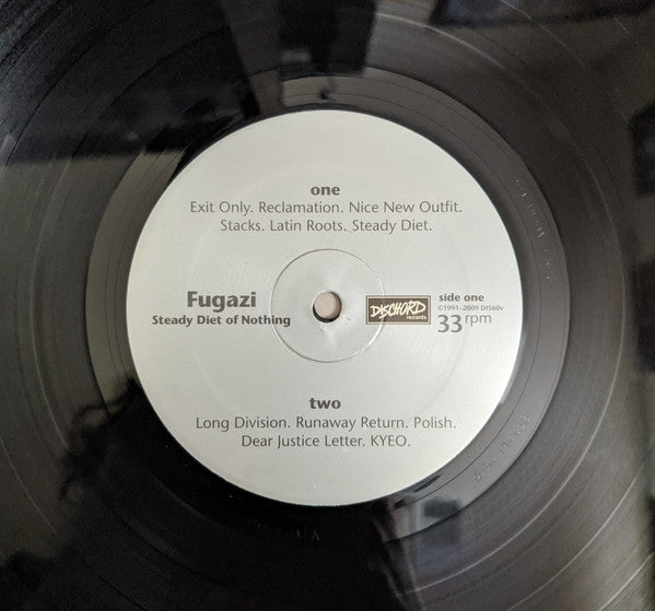 Fugazi Steady Diet Of Nothing LP Mint (M) Mint (M)-Classic Vinyl Record