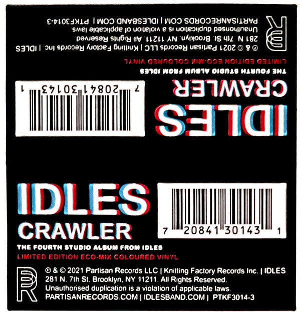 Idles - Crawler | Mint (M) Mint (M)-Classic Vinyl Record