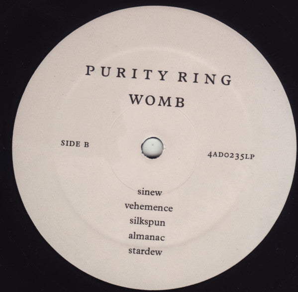 Purity Ring - Womb | Mint (M) Mint (M)-Classic Vinyl Record