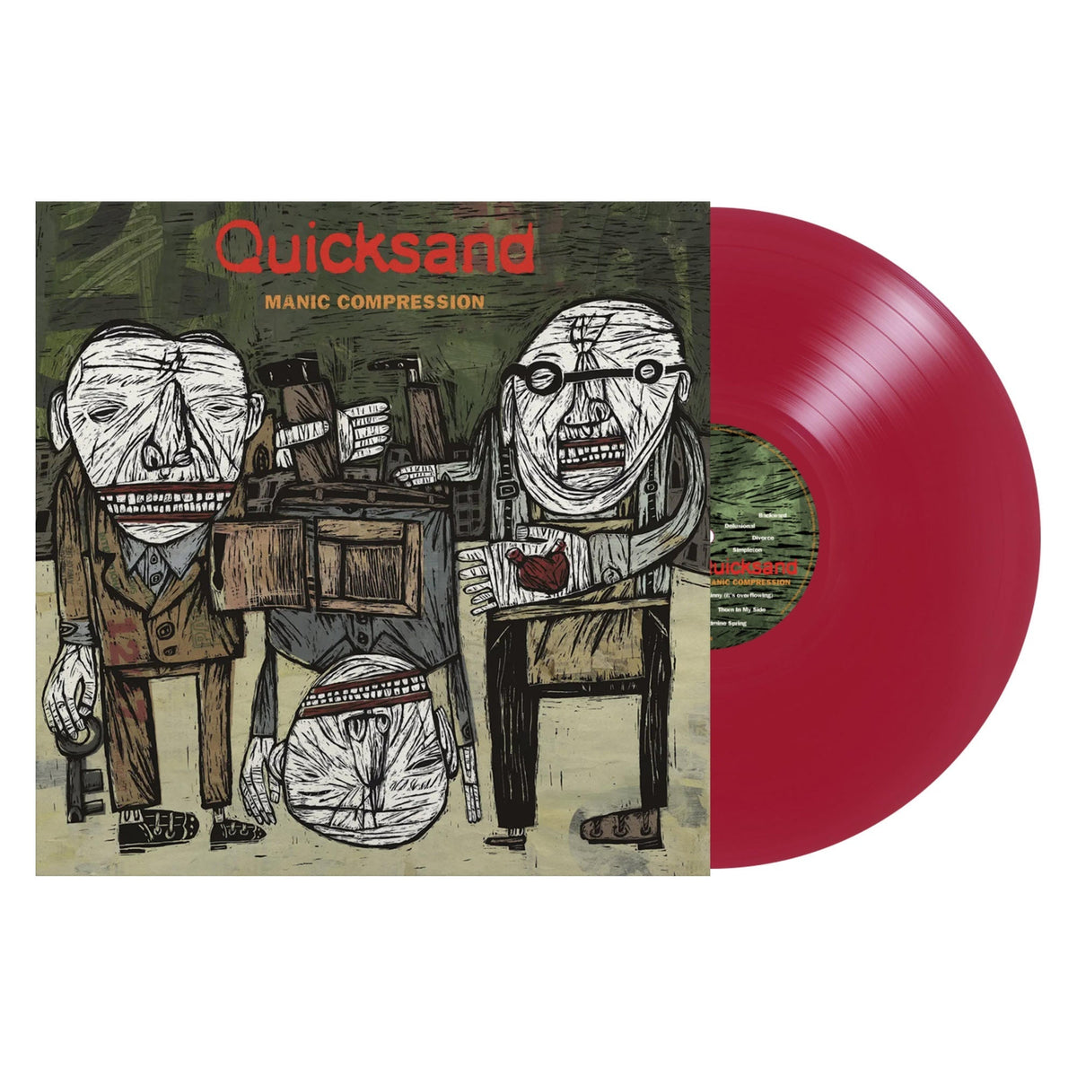 Quicksand - (PRE ORDER 2/13/2026) Manic Compression (RED VINYL) |-Classic Vinyl Record