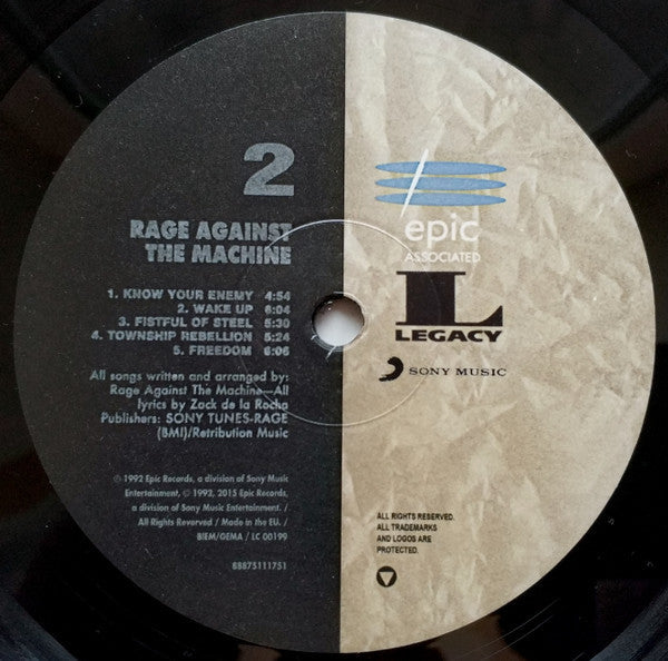 Rage Against The Machine - Rage Against The Machine (Vinyl) | Mint (M) Mint (M)-Classic Vinyl Record