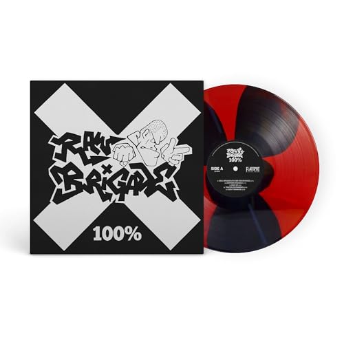 Raw Brigade - 100% [Black & Red Vinyl] |-Classic Vinyl Record