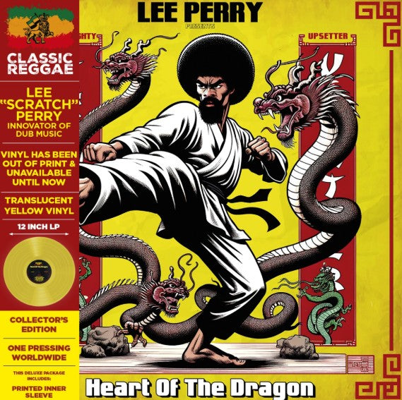 Lee Perry - Heart Of The Dragon (TRANSLUCENT YELLOW VINYL) | Mint (M) Mint (M)-Classic Vinyl Record