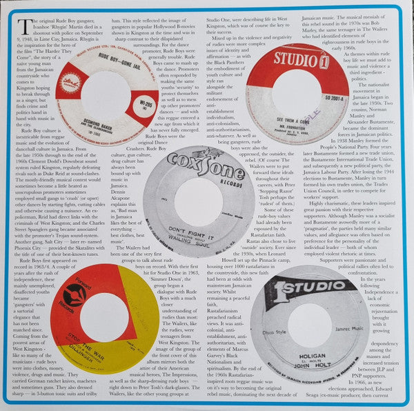 Soul Jazz Records Presents - Studio One Rude Boy (RED/CYAN 2xVINYL RSD) |-Classic Vinyl Record