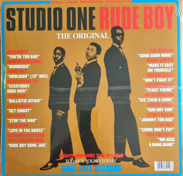 Soul Jazz Records Presents - Studio One Rude Boy (RED/CYAN 2xVINYL RSD) |-Classic Vinyl Record