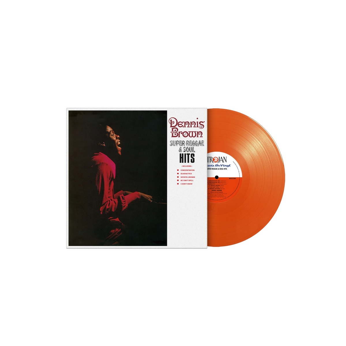 Dennis Brown - Super Reggae & Soul Hits (MOV / ORANGE VINYL) | Mint (M) Mint (M)-Classic Vinyl Record