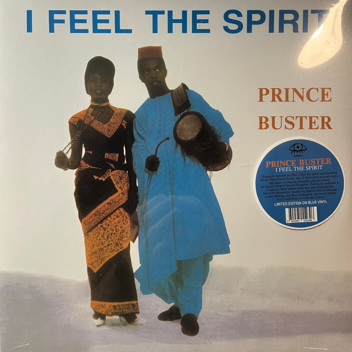 Prince Buster - I Feel The Spirit (BLUE VINYL) | Mint (M) Mint (M)-Classic Vinyl Record