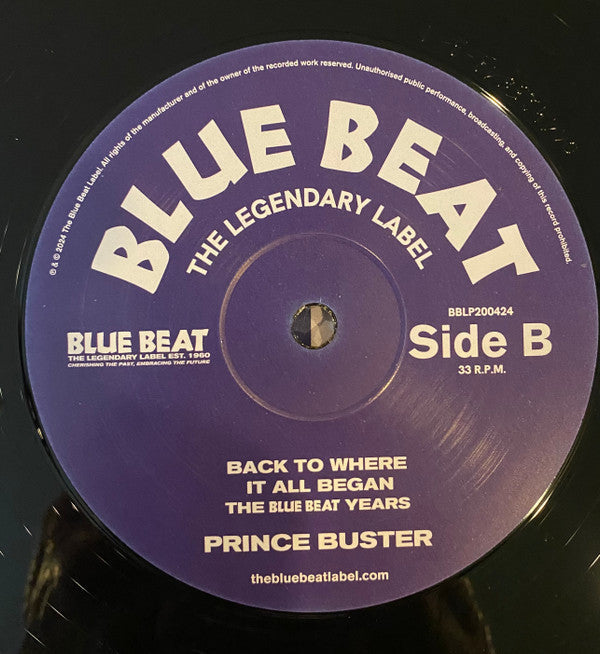 Back To Where It All Began - The Blue Beat Years | Mint (M) Mint (M)-Classic Vinyl Record
