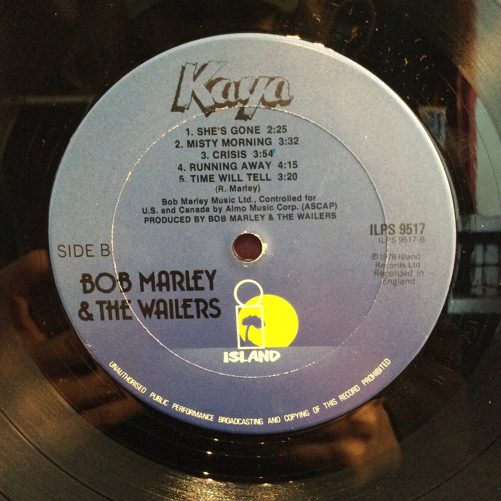 Bob Marley & The Wailers - Kaya (VINYL) | Near Mint- (NM-) Near Mint (NM)-Classic Vinyl Record